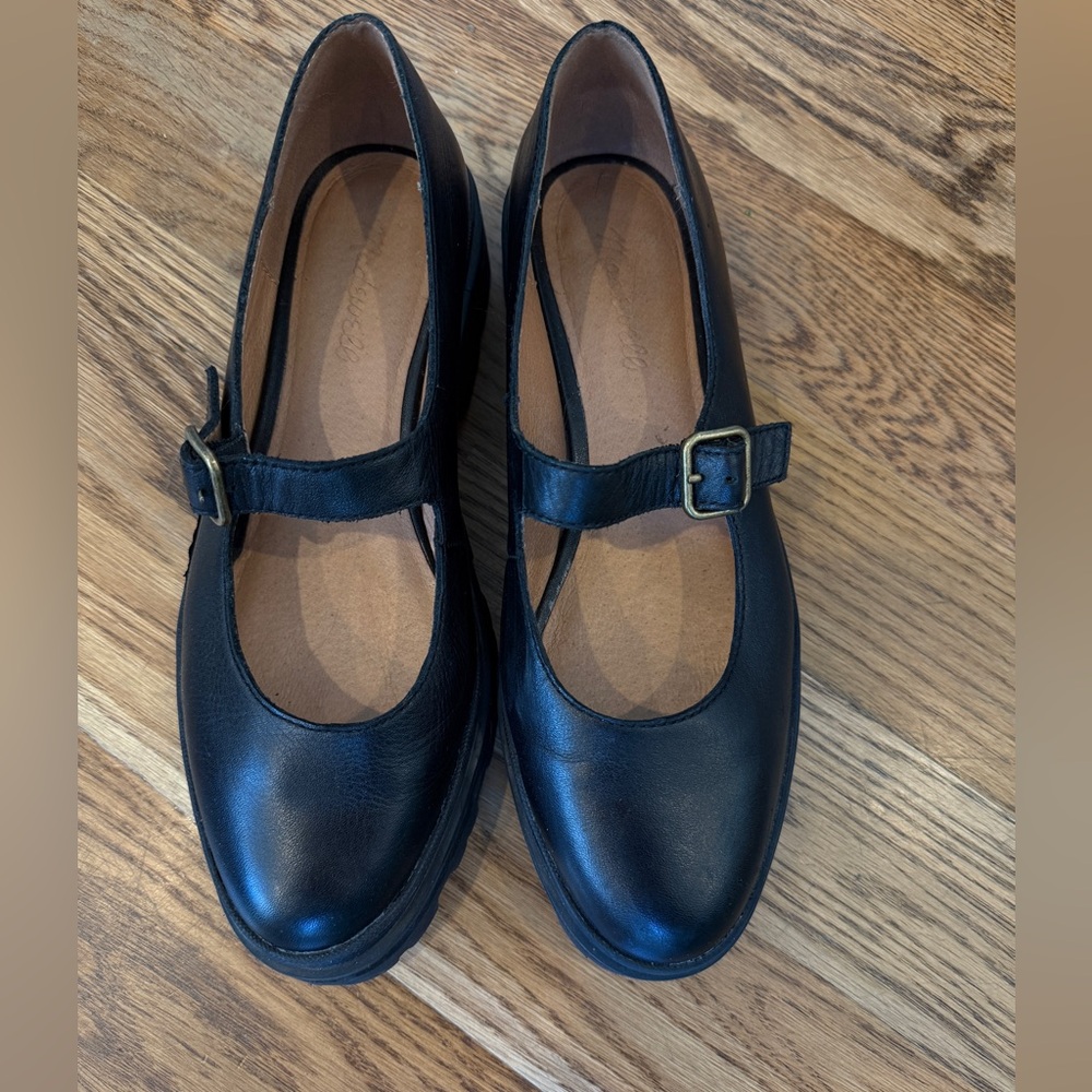 Like New!! Madewell Freya Platform Lugsole Mary Jane